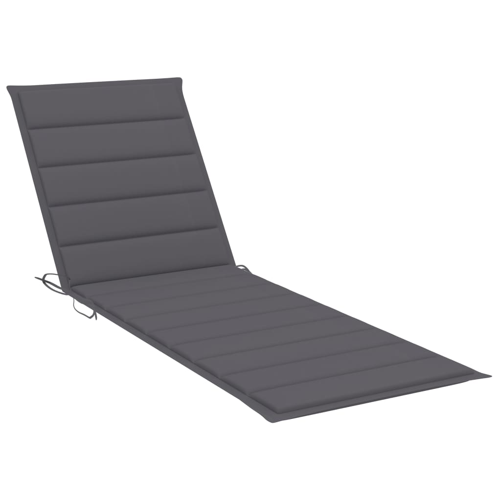 2 Person Sun Lounger with Cushions Bamboo
