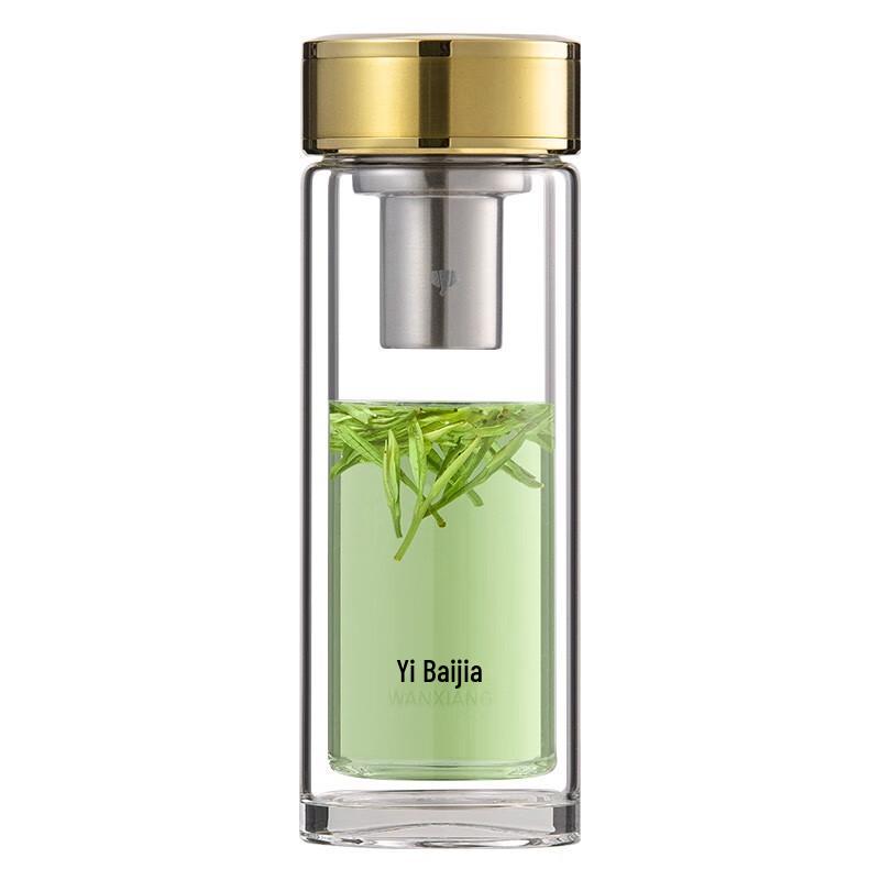 Wainxiang Double-Wall Glass Tea Tumbler