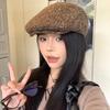 Beret Hat Autumn and Winter Niche Versatile Little Painter's Hat Hong Kong Style Literary Newsboy Hat Fashionable Retro Progressive Hat