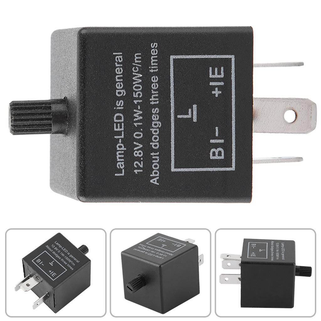 LED Flasher Relay, Flashing Fix, Waterproof, Fit, 12V Auto Compatible, Solve Turn Signal Light Problems