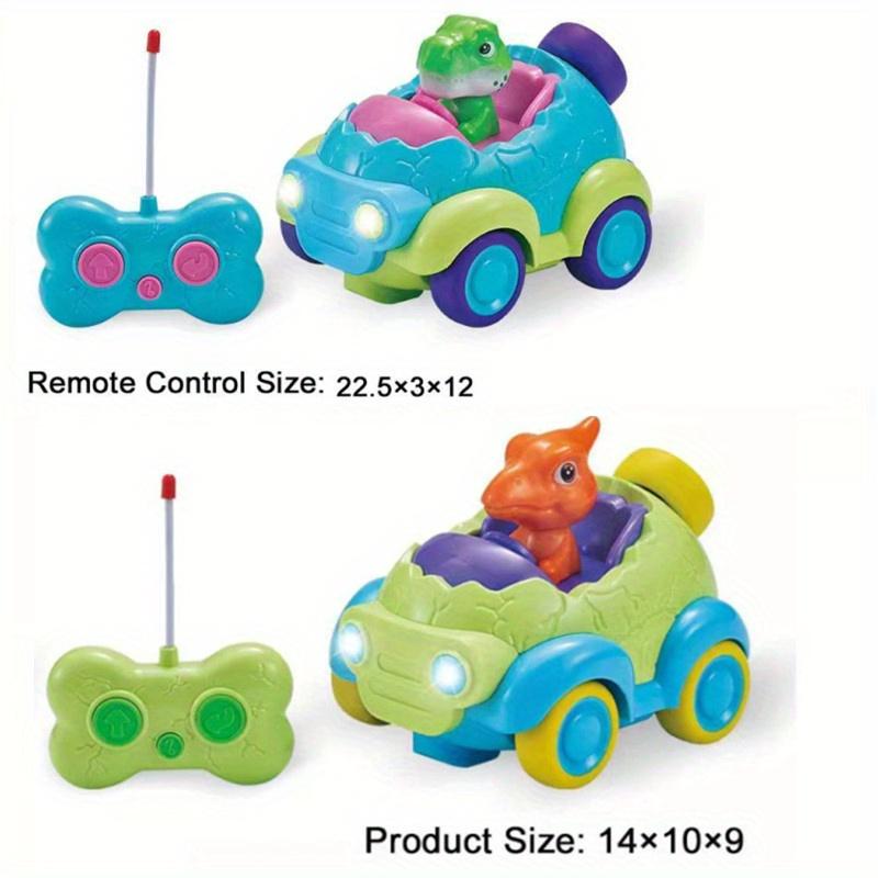 1 Set wiederaufladbares ferngesteuertes Auto für Kleinkinder, Spielzeug für Jungen und Mädchen ab 3 Jahren, ferngesteuertes Auto mit Lichtern und Musik