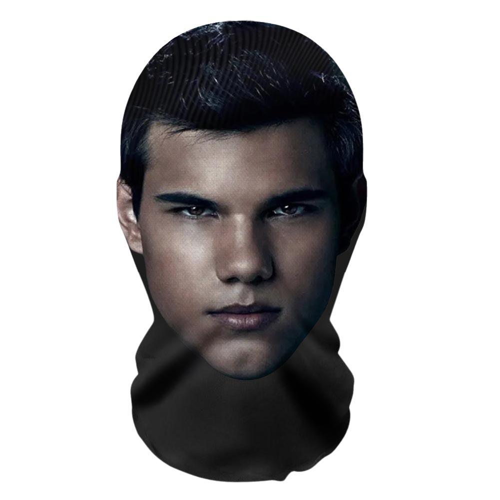 3DPattern Mesh Face Mask Head Cover Party Cosplay Props Funny Face Printed Head Scarf Famous Person Ice Silk Sunscreen Head Mask