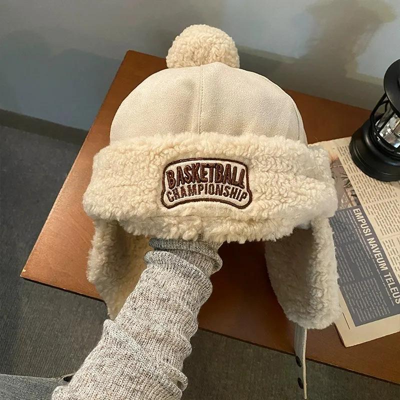 

WTEMPO Осенне-зимние плюшевые шапки-бомберы женские плюшевые бархатные теплые защитные шапки для защиты ушей для катания на лыжах и велоспорта One Size бежевый