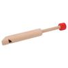 Wooden Slide Whistle Push Pull Voice Change Flute Educational Instrument Toy for ChildrenRed Handle