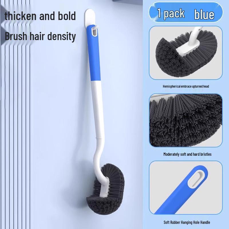 

Настенная туалетная щетка с длинной ручкой синий