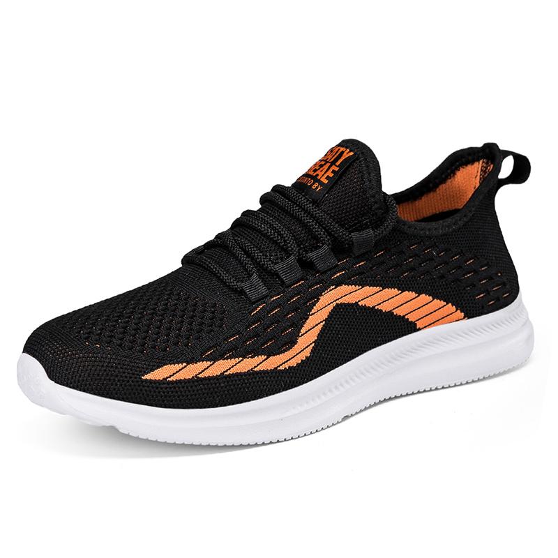 

Summer Casual Sneakers Men Women Breathable Knit Sneakers Unisex Lightweight Mens Trainers Non-slip Versatile Plus Size 36-45 45
