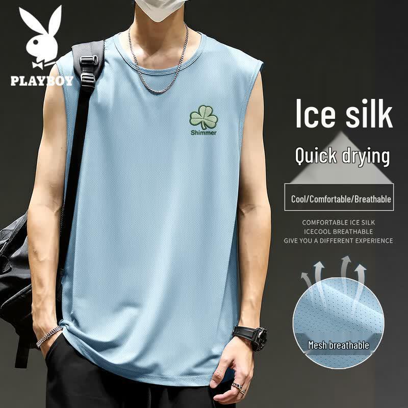 Playboy Men s Ice Silk Quick-Dry Sport Vest 2XL