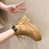 Shoes Tooling Rhubarb Boots 2025 Autumn New Fashion Martin Boots Locomotive Boots