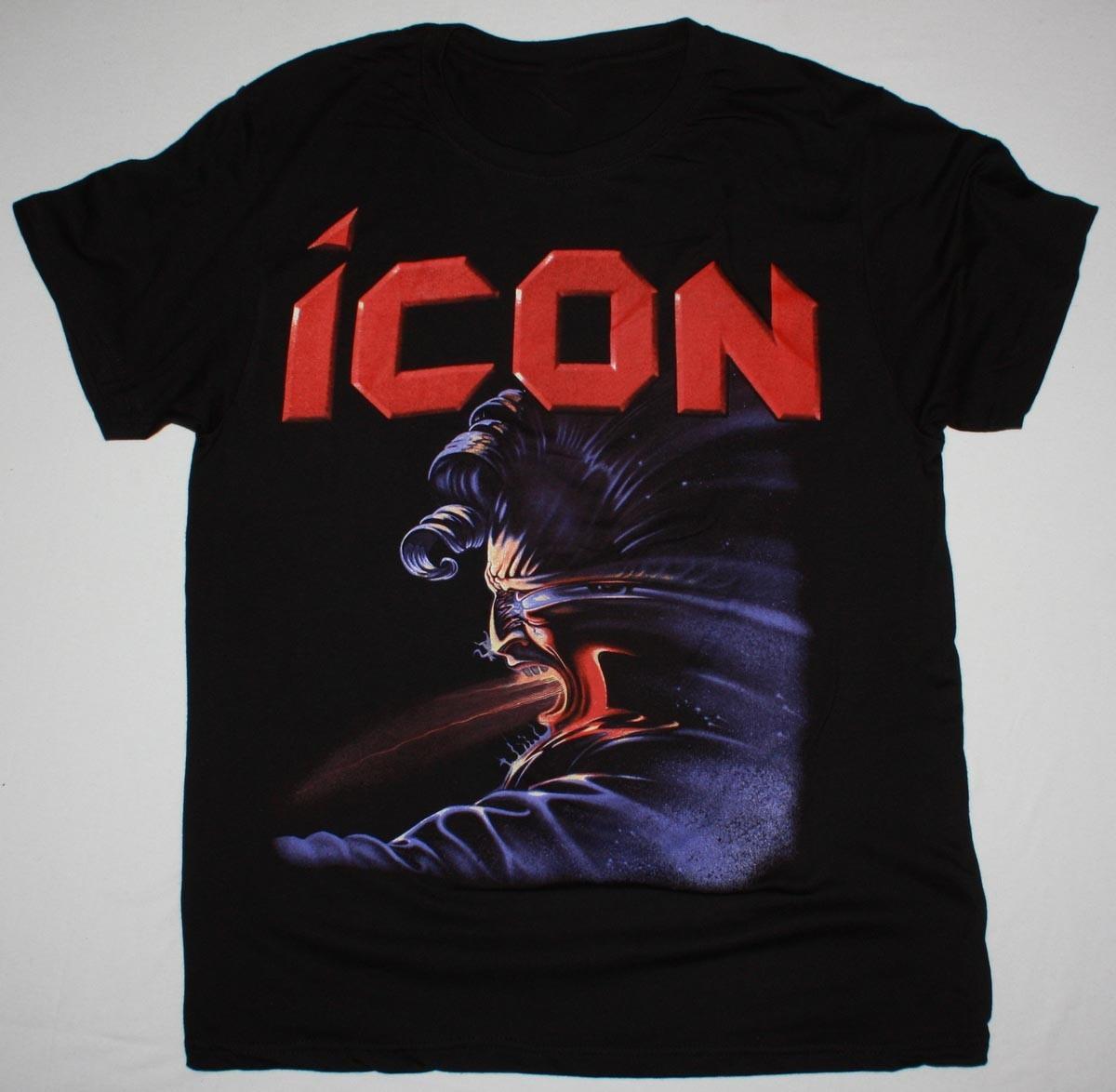 Vtg ICON BAND Music Tour Heavy Cotton Black S-5XL T Shirt AG572 S разноцветный