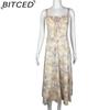 BITCED Summer-inspired Chic and Sophisticated Strapless Dress for Women