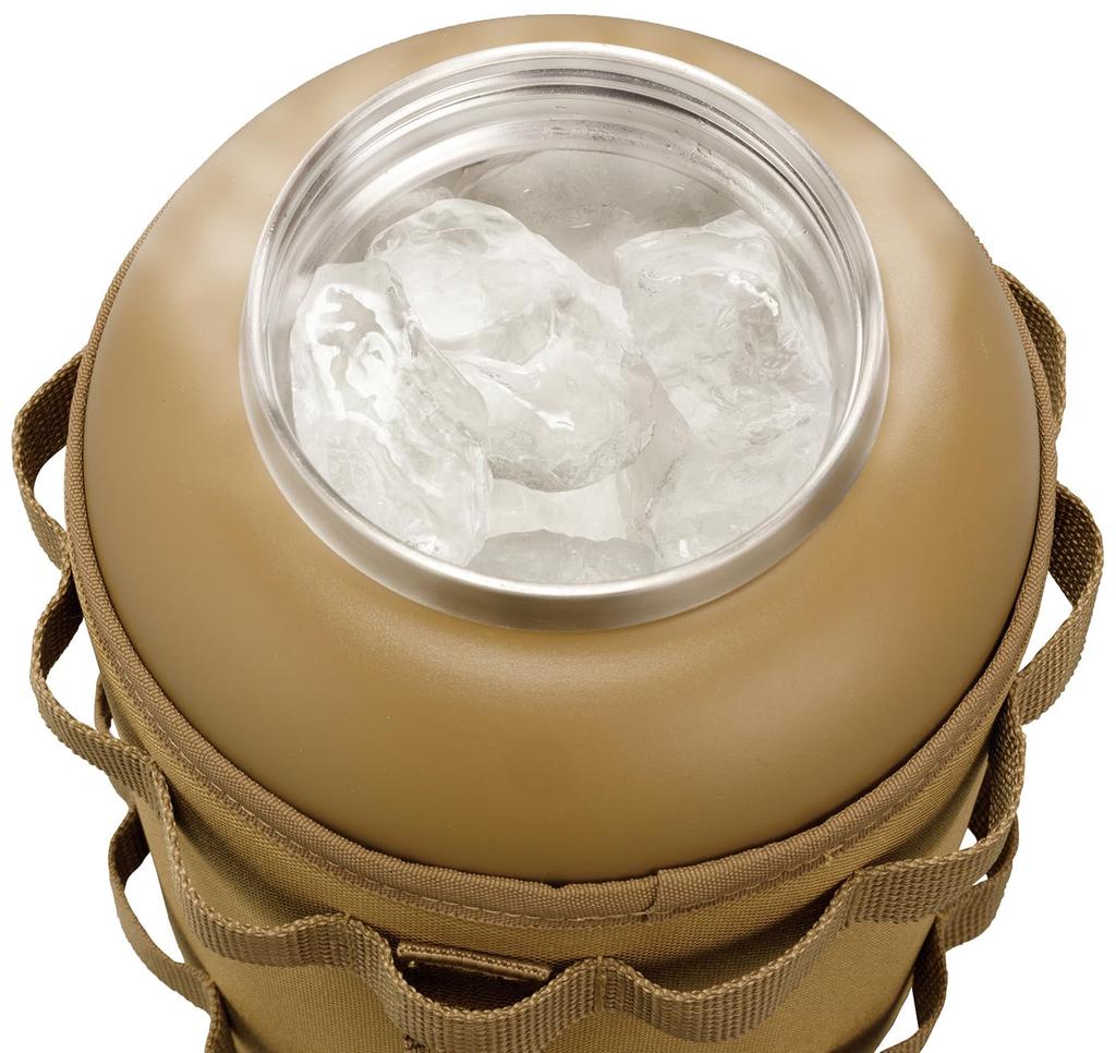 BUNDOK Ice Keeper 3.7L with Cover (BD-925) Vacuum Insulated for Ice and Cold Storage