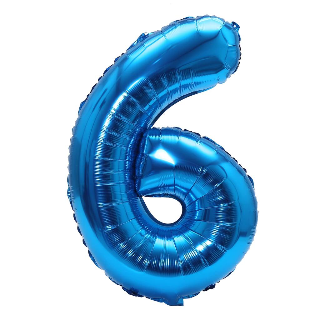 32inch Blue Number Foil Balloon 0-9 for Birthday Party Decoration Baby Shower Supplie Boy Man Toddler Baby Birthday Decoration