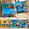 Tayo der kleine Bus Kissenbezug Mode Quadratischer Kissenbezug Schlafzimmer Sofa Raum Ins Dekoration Freizeit