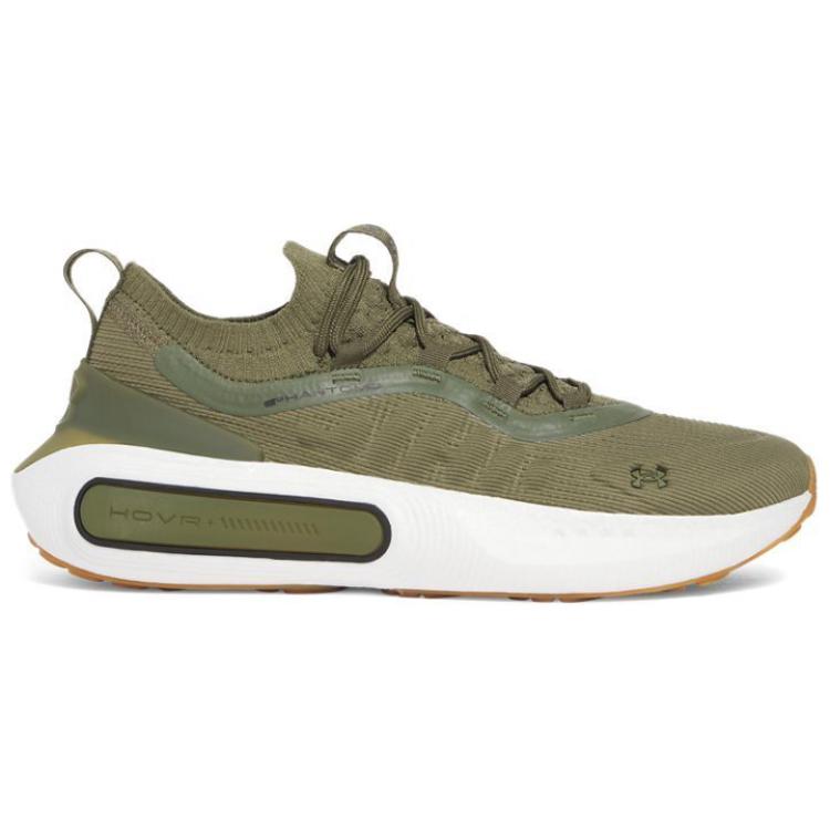 Under Armour HOVR Phantom 4 Marine OD Green Men Sneakers White Black 3027593-390
