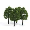 20pcs 1/100 Model Trees Artificial Tree Train Railroad Scenery Architecture Tree Park Scenery Miniature Tree Landscape Decor