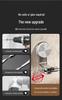 Suction Cup Rotatable Towel Rack: No-Drill, Retractable, Movable Bathroom Storage