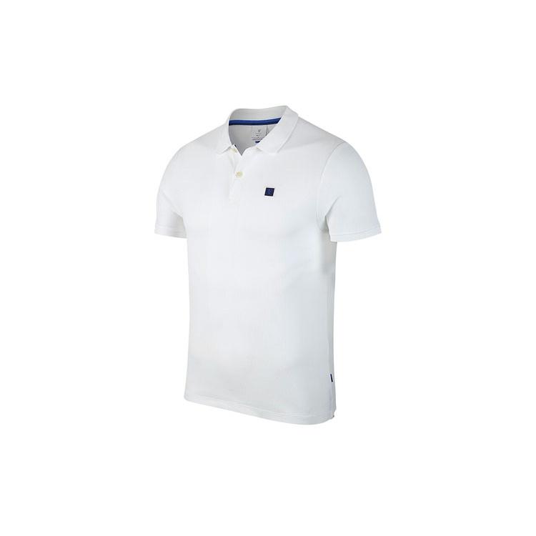 Nike Casual Sports Tennis Short Sleeve Polo Shirt White Men s AH6763-100 M