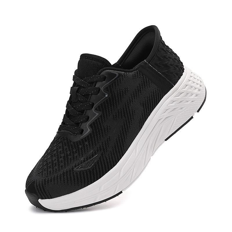 New women's mesh shoes in summer and autumn, laces to increase the height, casual sports flash wear, lazy shoes, breathable women