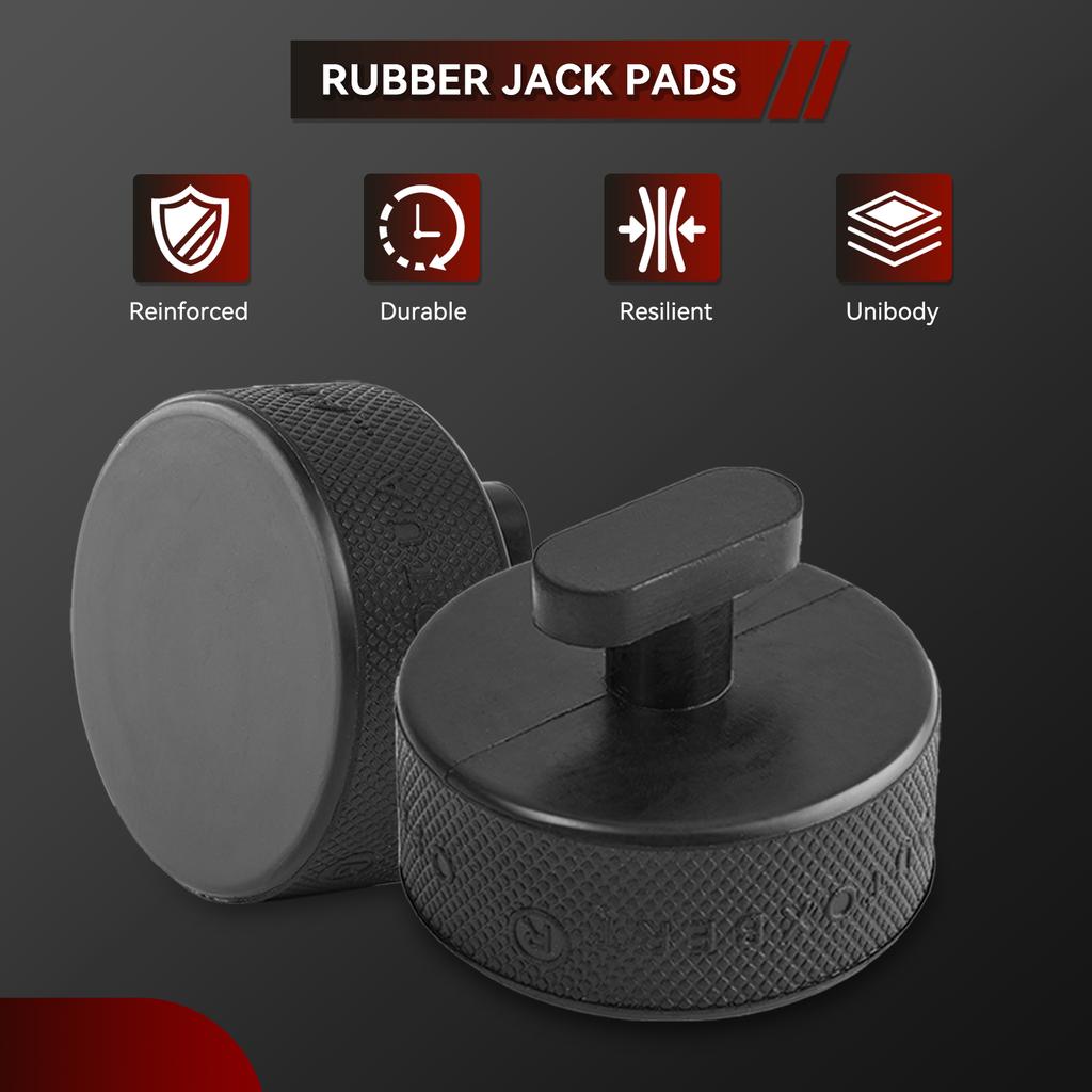 4X Car Rubber Jack Pad Lifting Point Adapter Storage Case Box Non-slip Support Frame Protector For Chevrolet Corvette C5 C6 C7 Z