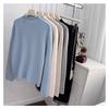 Autumn Winter Half High Collar Velvet Warm Vantage T-shirt Women Long Sleeve All-match Bottomed Sweater