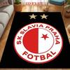 SK Slavia Prague Carpet Rug for Living Room Bedroom Home Sofa Decoration,Kids play Non-slip Floor Mat