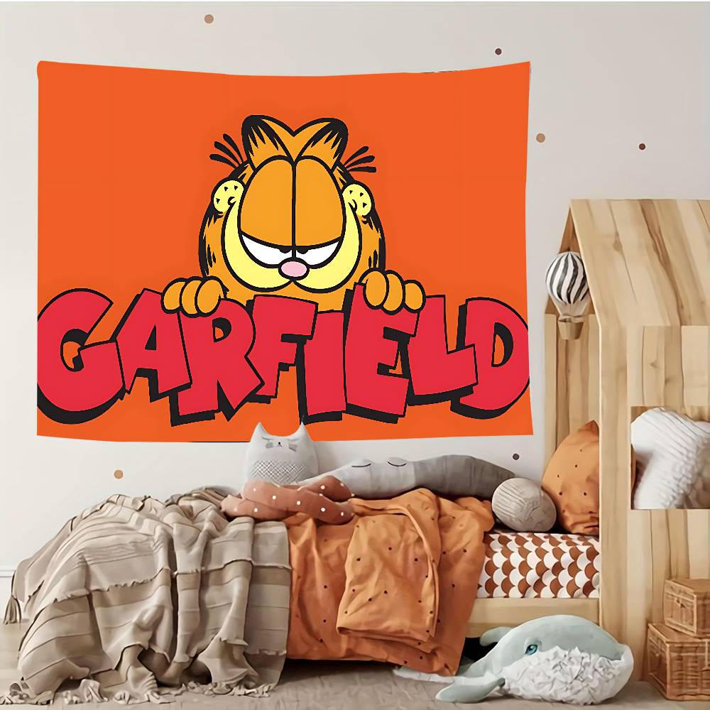 

Cute CatGGarfieldsBackdrop Tapestry Customizable Tapestries Of Various Styleswall Hangings Celebrity Photo Printing 74x94cm(29x37in)
