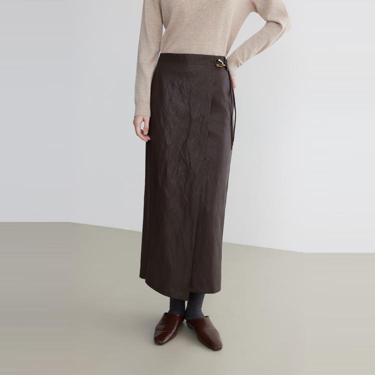 ELLE French Elegant Vintage Versatile Midi Skirt Women skirts ER63134