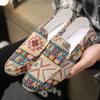 Fashion Moccasin Canvas Casual Shoes for Men Wear To Work Korean Style Sneakers Breathable Trends 2025 Cheap Liquidation Adults Man Shoe