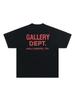 New Mens GALLERY DEPT Tshirt Printed Large Cotton Street Wear Tshirt Summer Casual Short Sleeve Top Trendy High Quality