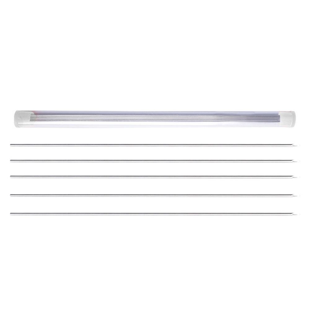 5Pcs Earthworm Hooking Needle Worm Baiting Needle Stainless Steel Worm Fishing Needle Fishing Baiting Tool Fishing Accessories