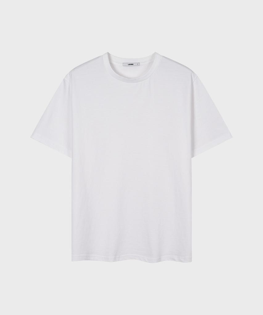 LEIRE 90S Vintage Fit Washed T-Shirt [White]