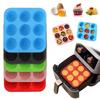 1Pcs Muffin Cupcake Silicone Mold Square 9 Holes Cupcakes Mold Non Stick Soap Chocolate Muffin Baking Pan Baking Tools