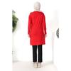 Combed Cotton Tunic 10645-10 Red