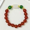 10mm Natural Stone Beaded Stretch Bracelet for Women Jewelry Gift Round Gemstone Agate Bangle