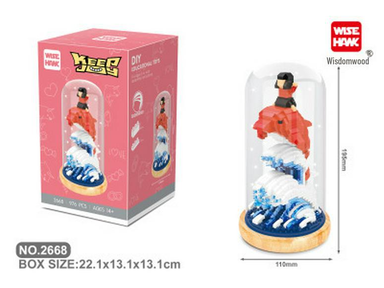 

Набор обучающих строительных блоков Zhiying Diamond Tiny Particles с коробкой-дисплеем, 2646-2656 шт.