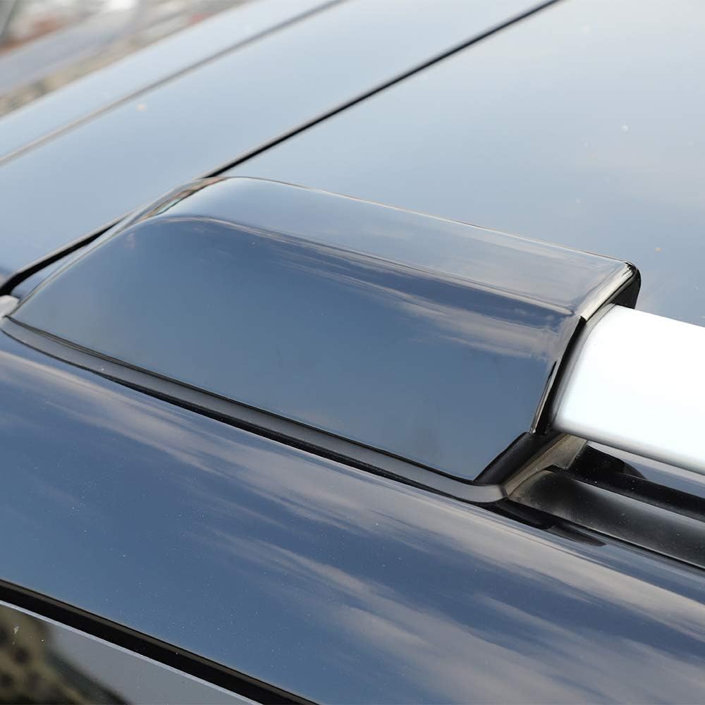 JeCar Roof Rails Rack End Cap Protection Cover Shell Roof Rails Rack Leg Cover End Cap Protection Cover Shell 4Runner Accessories for Toyota 4Runner