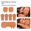 Luxury Nappa Leather Non-Slip Car Seat Cushions for Five-Seater - Thickened Design for Front and Rear Seats