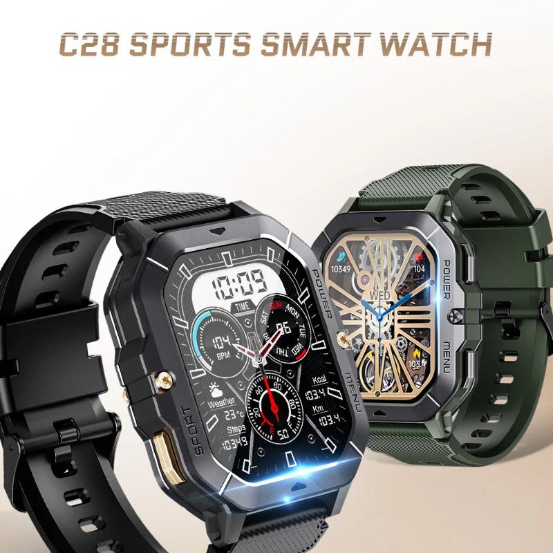 2025 Nové chytré hodinky 2,02 palce Bluetooth hovory Sportovní fitness náramek Monitor srdečního tepu 1ATM Vodotěsné Pánské Dámské Chytré hodinky