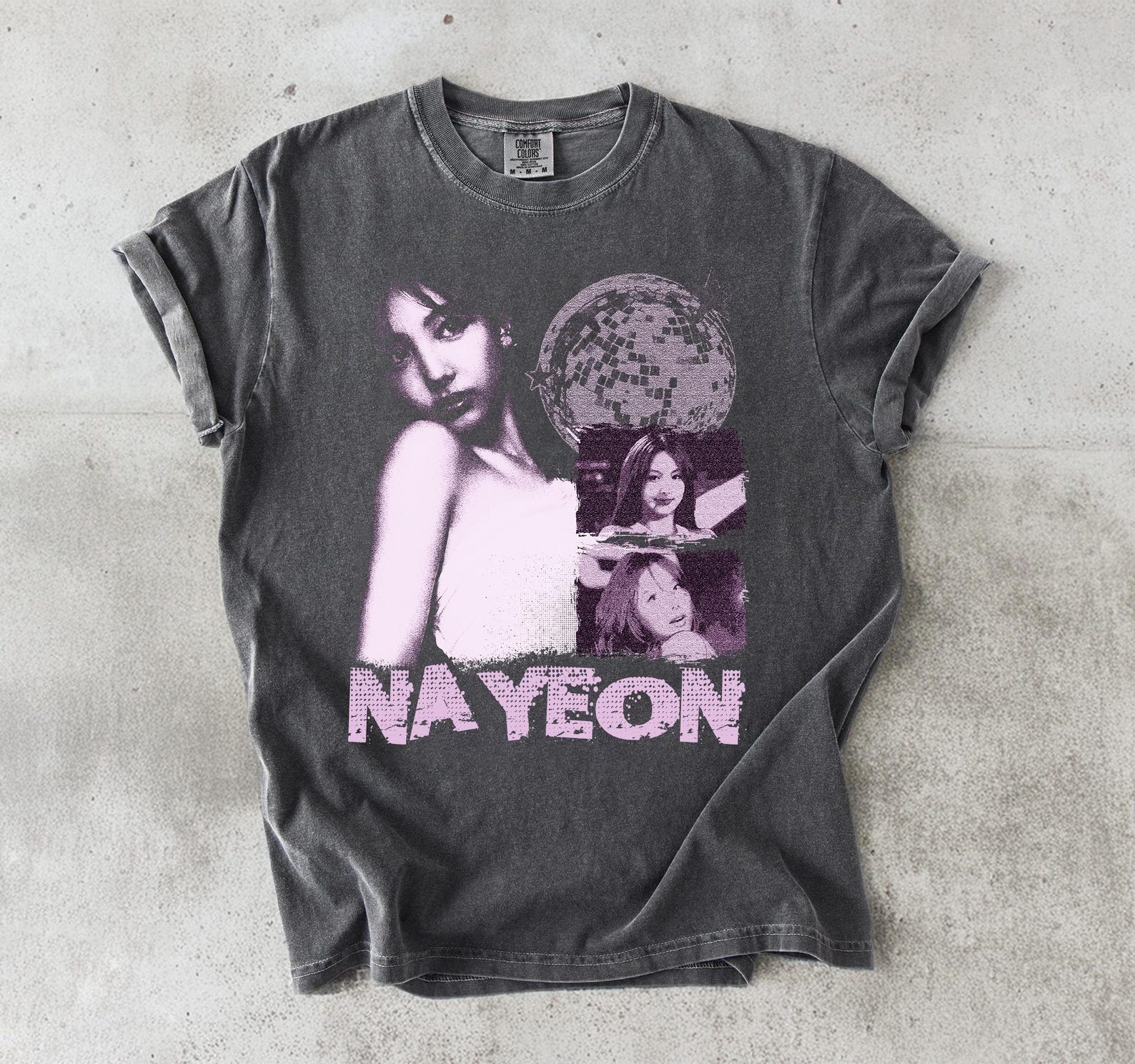 Vintage Nayeon Shirt, Twice Nayeon Vintage Tee, Twice Kpop Bootleg T-Shirt, 90s Graphic Retro K-Pop Concert Merch, Kpop Fan Gift M