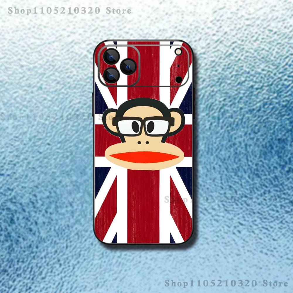 monkey Funny P-Paul F-Frank  Phone Case For iPhone 17,16,15,14,13,12,11,Pro,Max,Plus,E,Air,Mini Protective TPU Cover iPhone12mini
