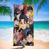 Anime D-Dandadan Ken Takakura Anime Beach Swimming Towel Soft Absorbent Washcloth Children's Gifts for Kids Travel Camping Gym