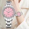LIGE Luxus Damen Uhren Edelstahl Wasserdicht Kalender Kreative Damenuhr Mode Elegant Leuchtend Quarz Armbanduhr