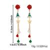 Star Women Christmas Tree Earrings Snowflake Holiday Earrings  Holiday Celebration