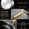 316 Stainless Steel Frying Pan Non-Stick Wok Honeycomb Skillet Home Steak Skillet Gas Stove Pot Induction Kitchen Cookware
