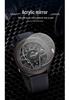 Sanda Creative 3D Hollow Electronic Watch – Trendy Unisex Steering Wheel Design