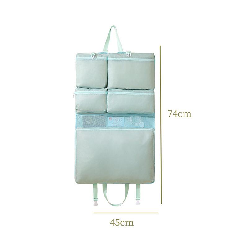 Foldable Organizer Hanging Bag For Travel, Storage Hanging Bags With Pockets - Daily Clothes Sorting Storage, Multi-Compartment