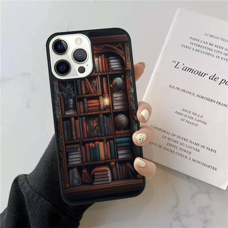 Library In Wonderland Phone Case Cover For iPhone 17 Air 15 13 Pro Max 16 14 Plus 11 12 Apple max