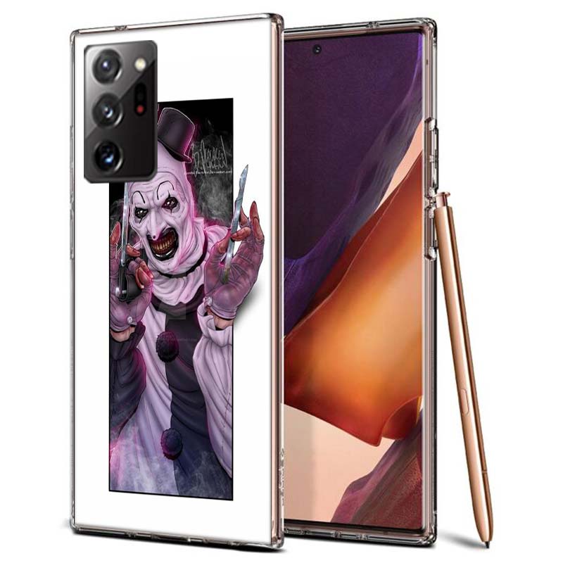 Horror Movie Terrifier Phone Case for Samsung A55 A35 A25 A15 A07 A05S A16 A17 A26 A36 A37 A56 A57 Galaxy Note 20 10 A50S A71 A5