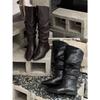 Small pointed high heel boots fashion women's new thin heel high boots fashion leather boots women's boots