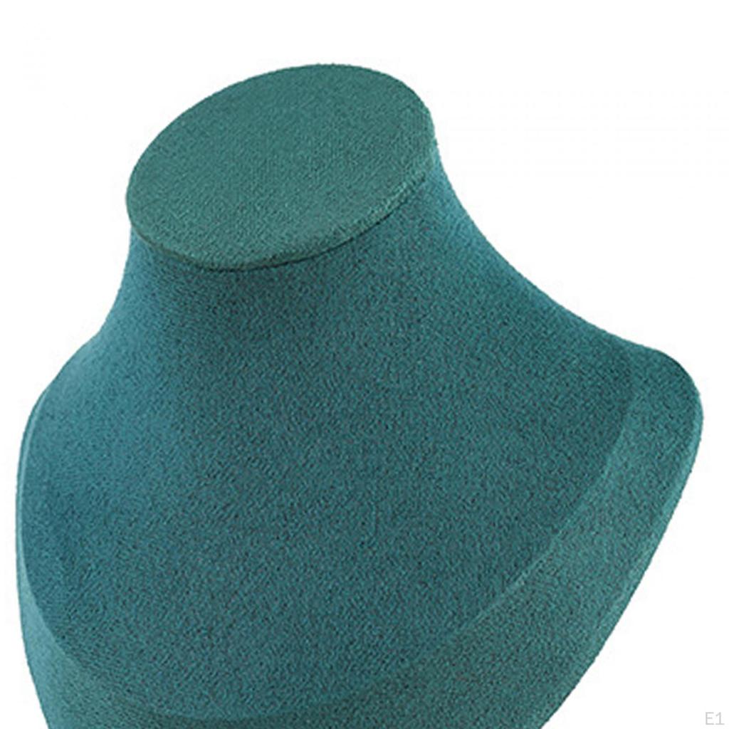 Jewelry Display Mannequin Bust Chain Stand Stable with Base Model Pendant Holder for Show